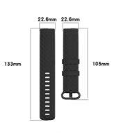 Correa Silicona Compatible Fitbit Charge 3 Y 4  22,6mm - Imagen 2