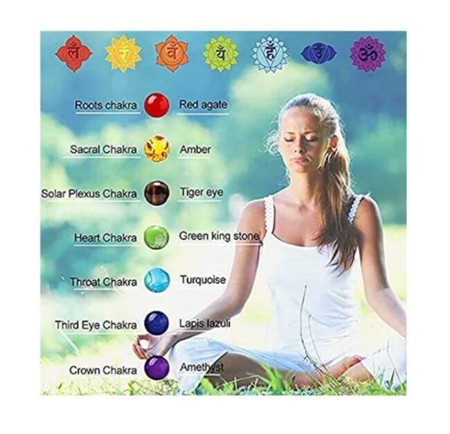 Pulsera Ajustable 7 Chakras Armonizador Energías Piedra Volcánica - Imagen 6