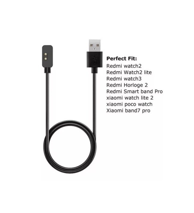 Cable Cargador Usb Compatible Xiaomi Watch 2 Lite Redmi 1 Mt - Imagen 4