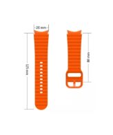 Correa Silicona Compatible Samsung Galaxy Watch 4/5 Bla 20mm - Imagen 2