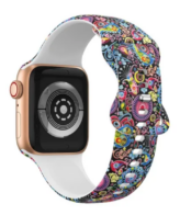 Correas Banda Con Diseño Iwatch Applewatch 38/40/41mm - Imagen 2