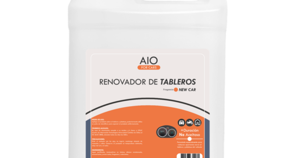 Renovador De Tablero Siliconado Auto Aroma New Car 1 Galón