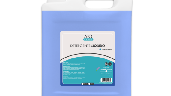 Detergente Líquido Concentrado 5 Lts Aio Ultra Wash Lavanda