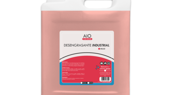 Desengrasante Industrial Rojo Concentrado Alto Poder 5 Litros Aio